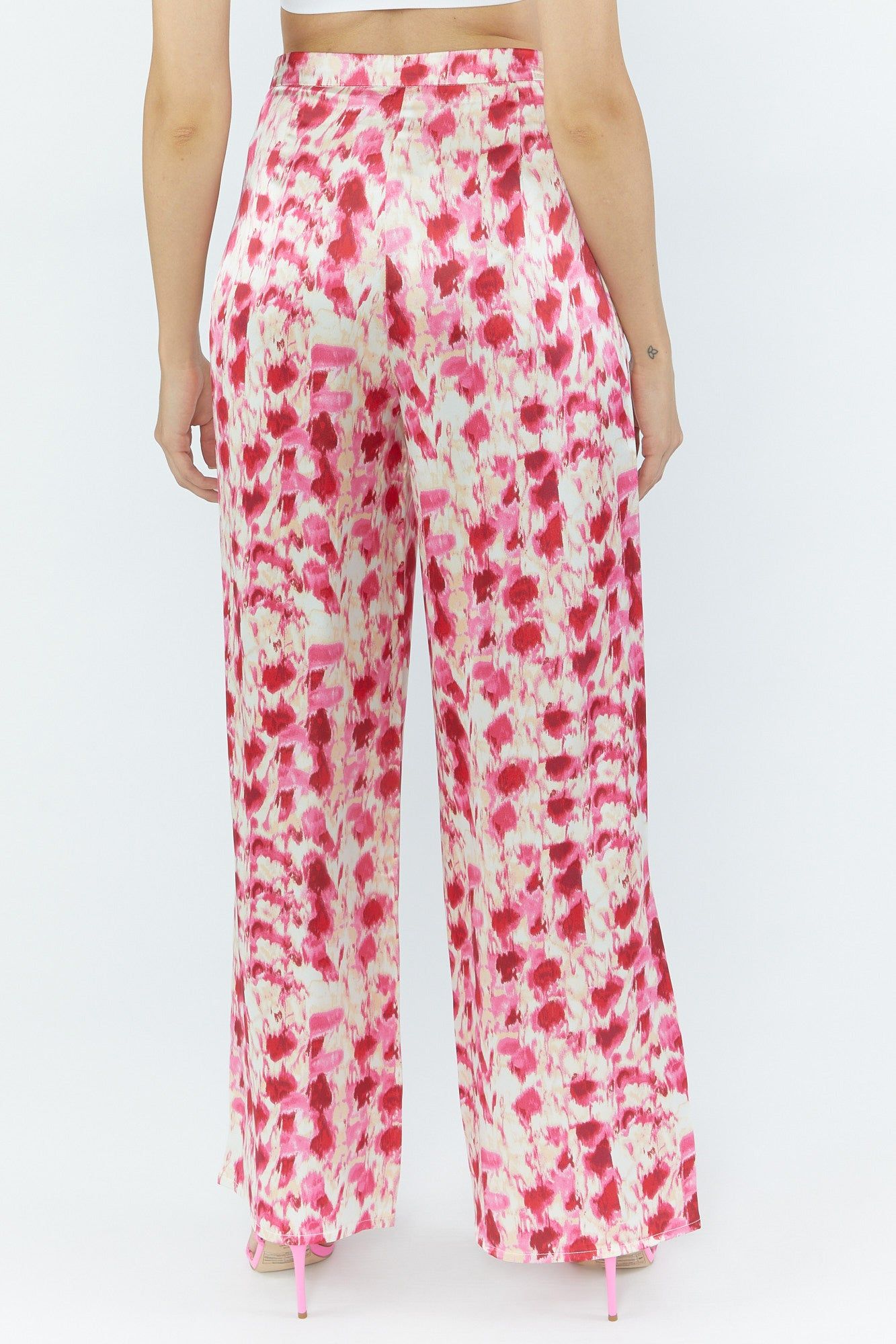 Printed Silk Wide Leg Pant sold by Urban Planet product image thumbnail 4