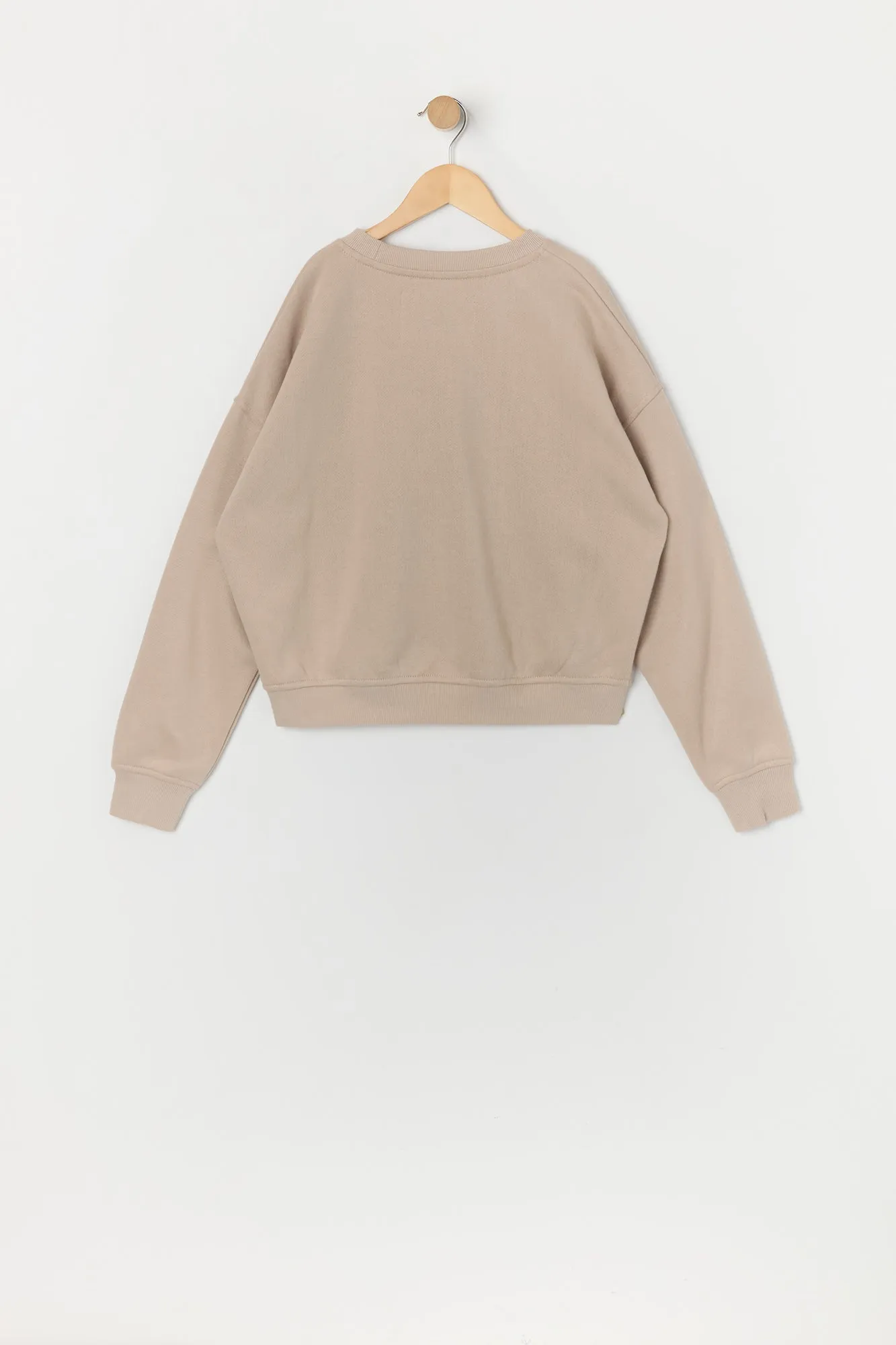 Girls Beverly Hills Embroidered Fleece Sweatshirt sold by Urban Planet product image thumbnail 2