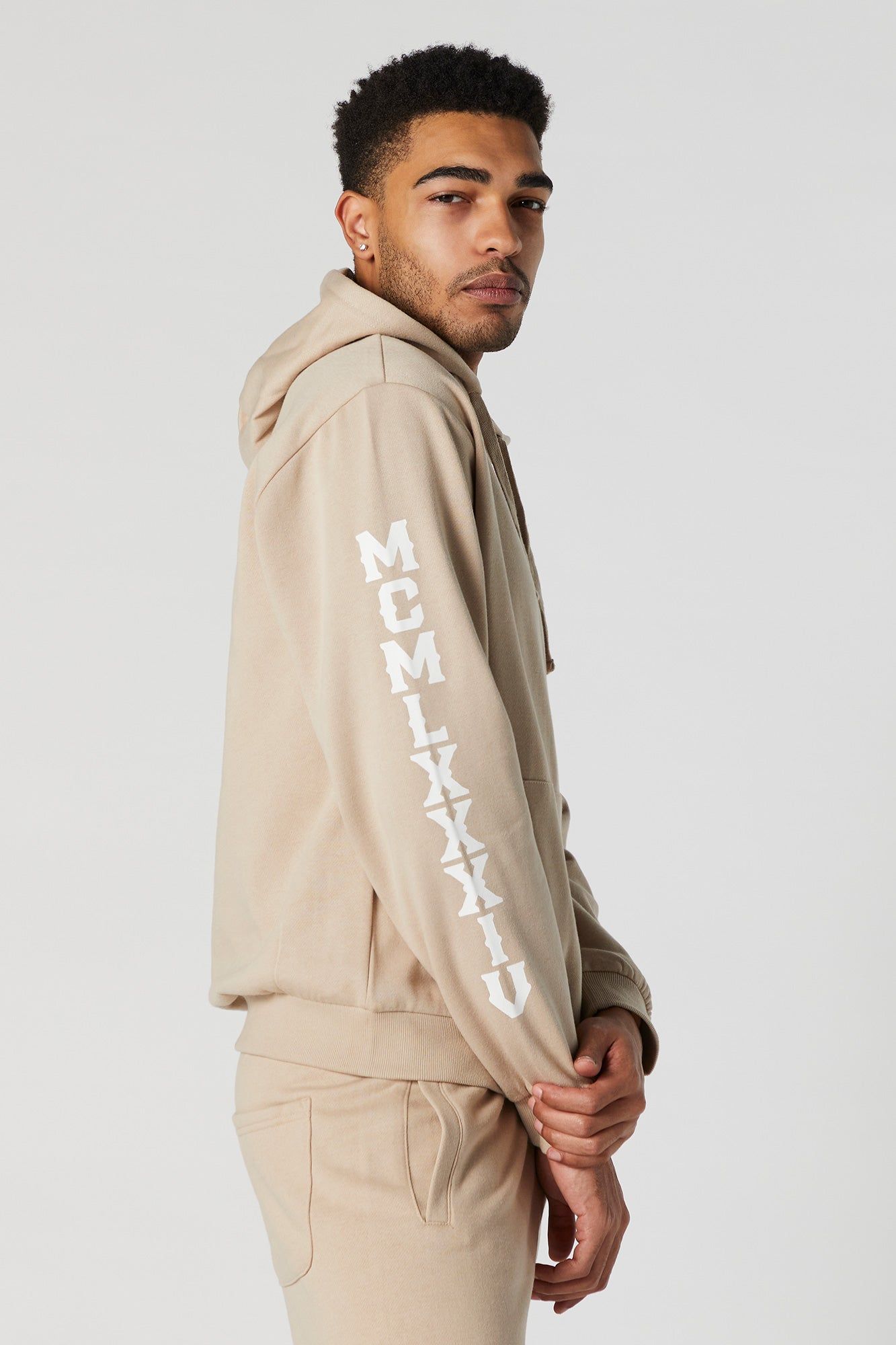 Roman Numeral Graphic Hoodie sold by Urban Planet