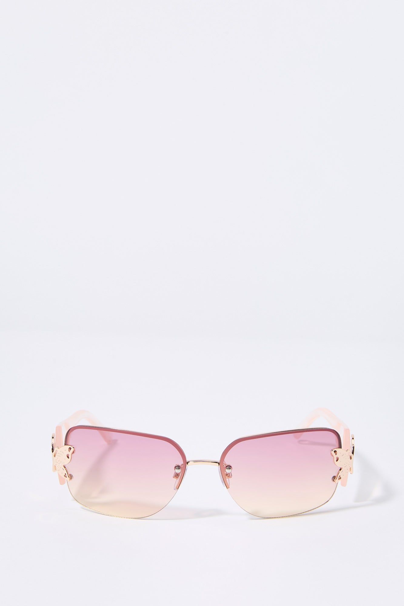 Rimless Butterfly Sunglasses sold by Urban Planet
