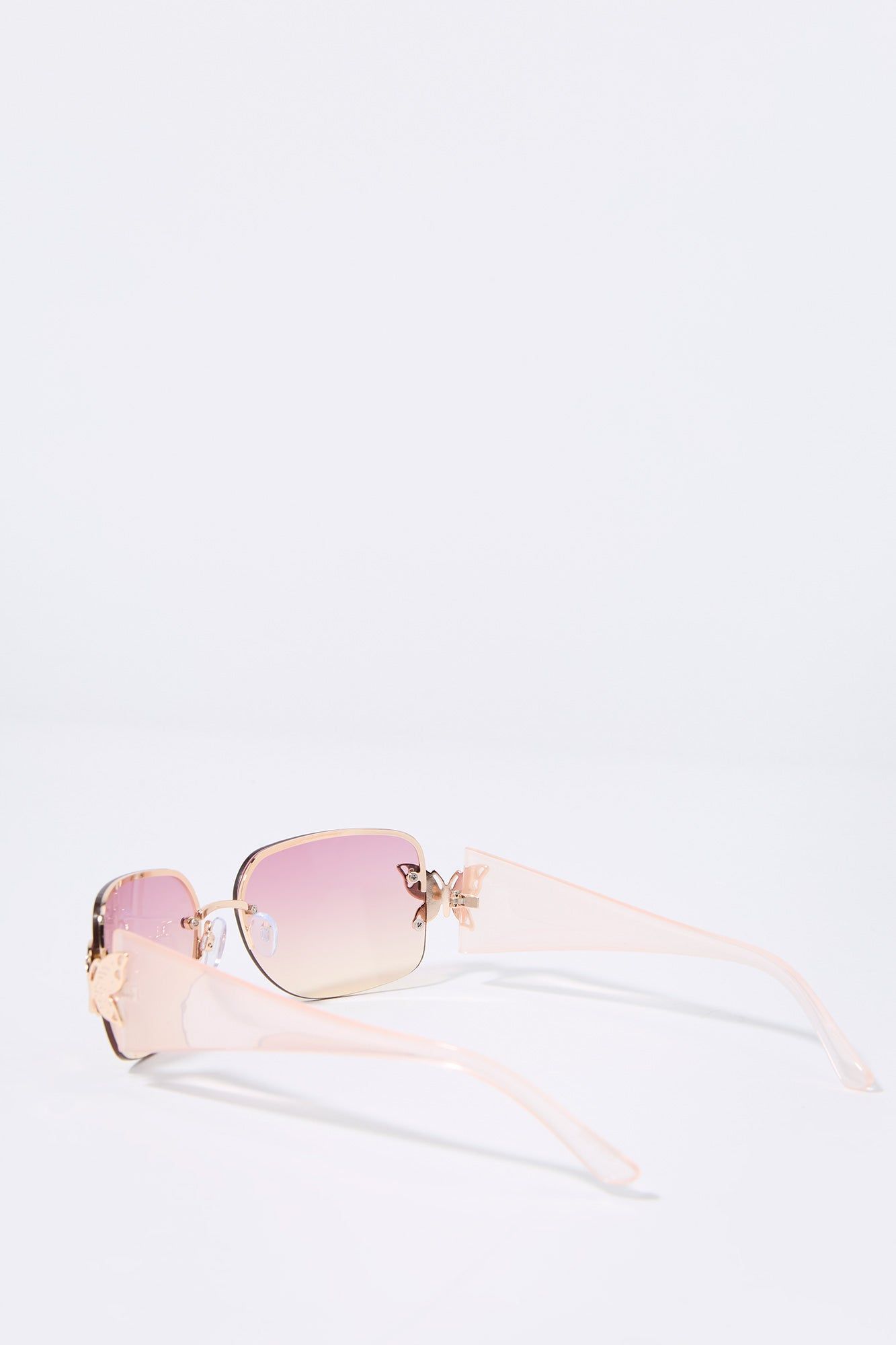 Rimless Butterfly Sunglasses sold by Urban Planet product image thumbnail 3
