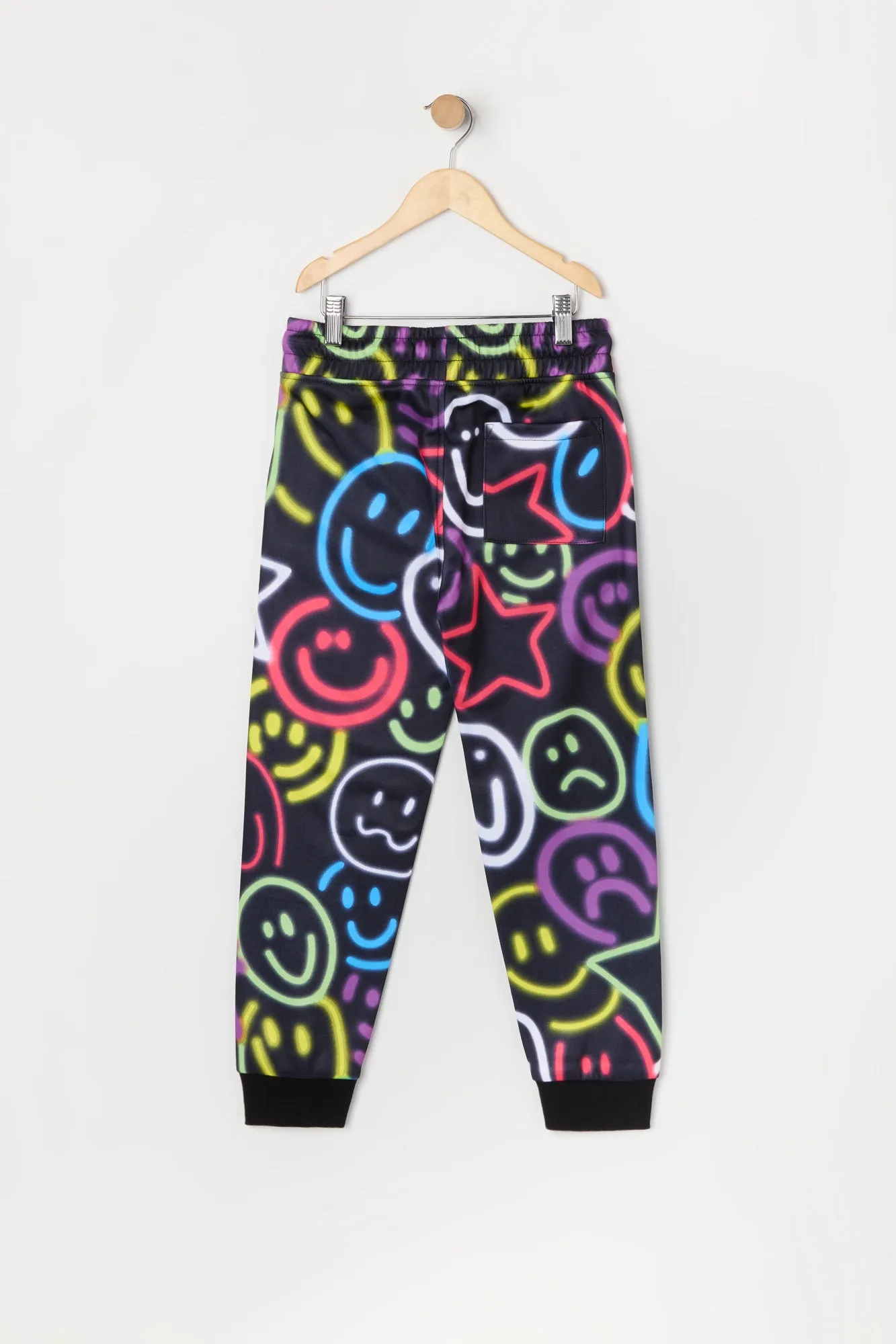 Jogger en molleton à imprimé graffitis Étoile et smiley pour garçon sold by Urban Planet product image thumbnail 2