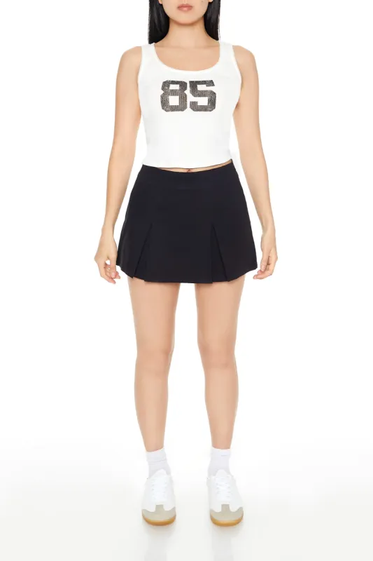High Rise Pleated Mini Skirt sold by Urban Planet
