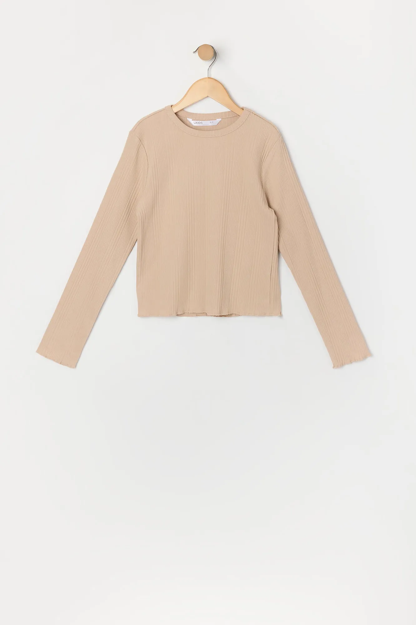 Haut côtelé à manches longues pour fille sold by Urban Planet