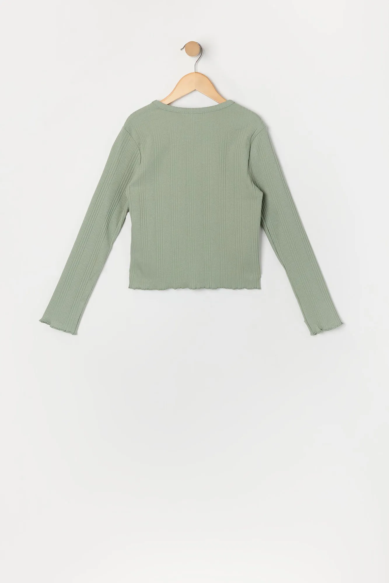 Haut côtelé à manches longues pour fille sold by Urban Planet product image thumbnail 4