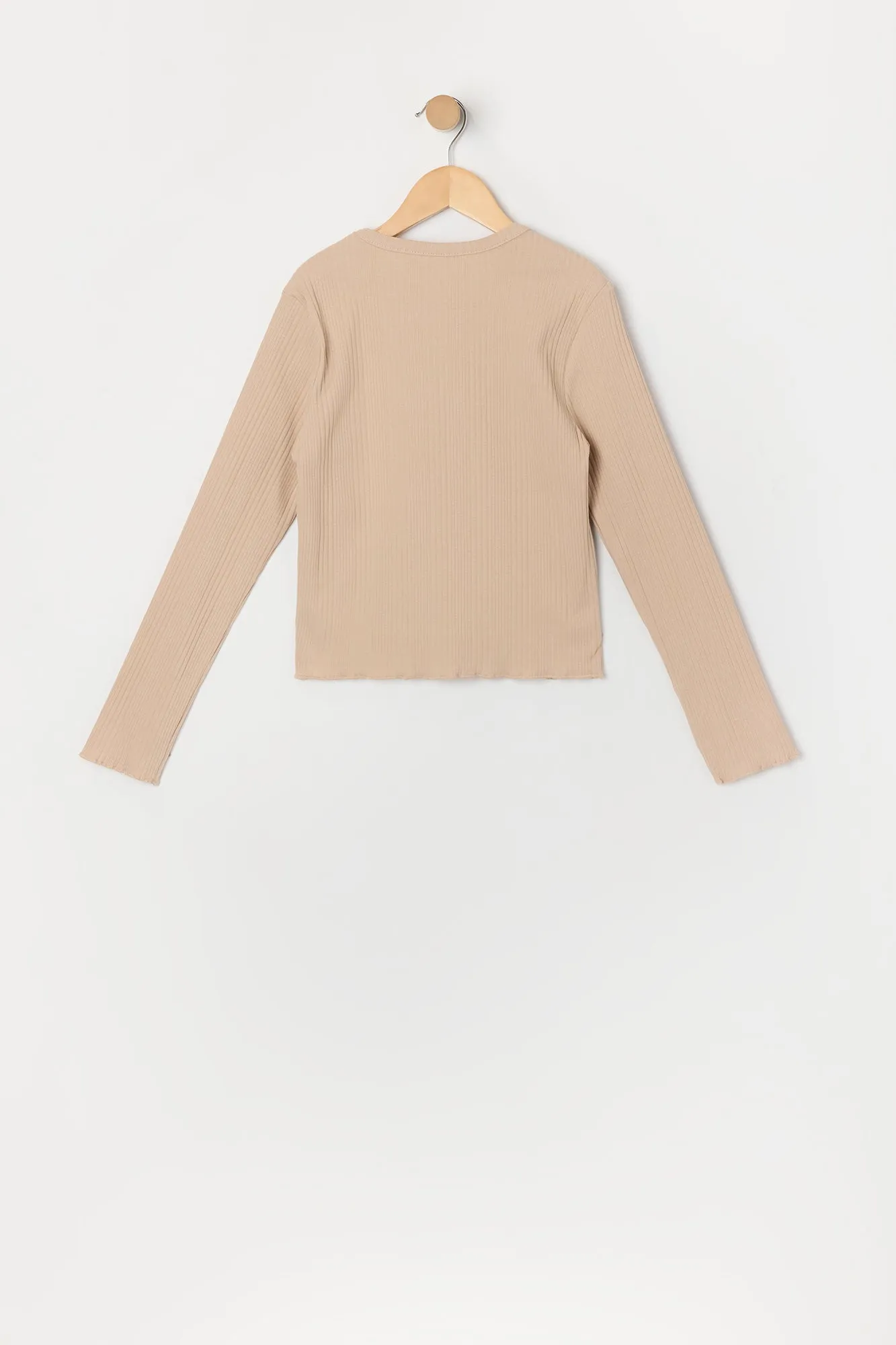 Haut côtelé à manches longues pour fille sold by Urban Planet product image thumbnail 2