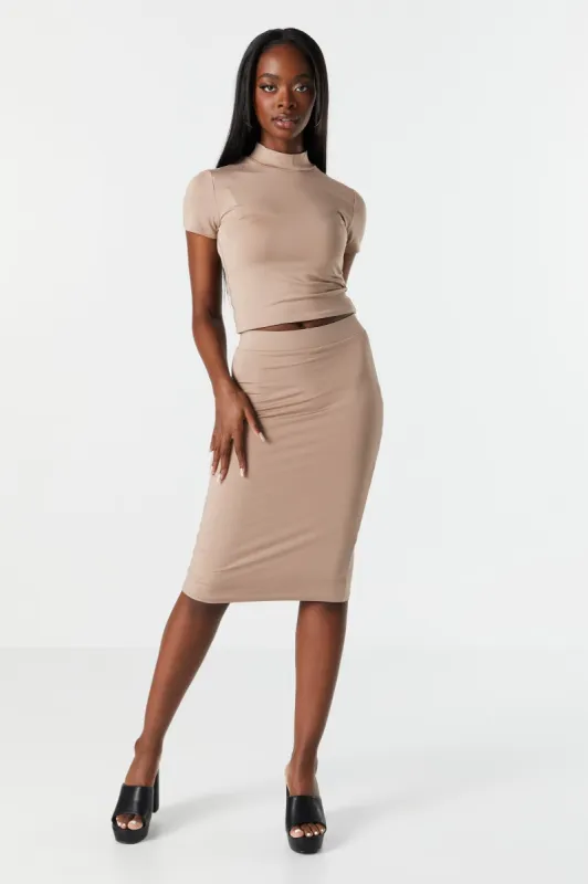 Contour Midi Skirt sold by Urban Planet