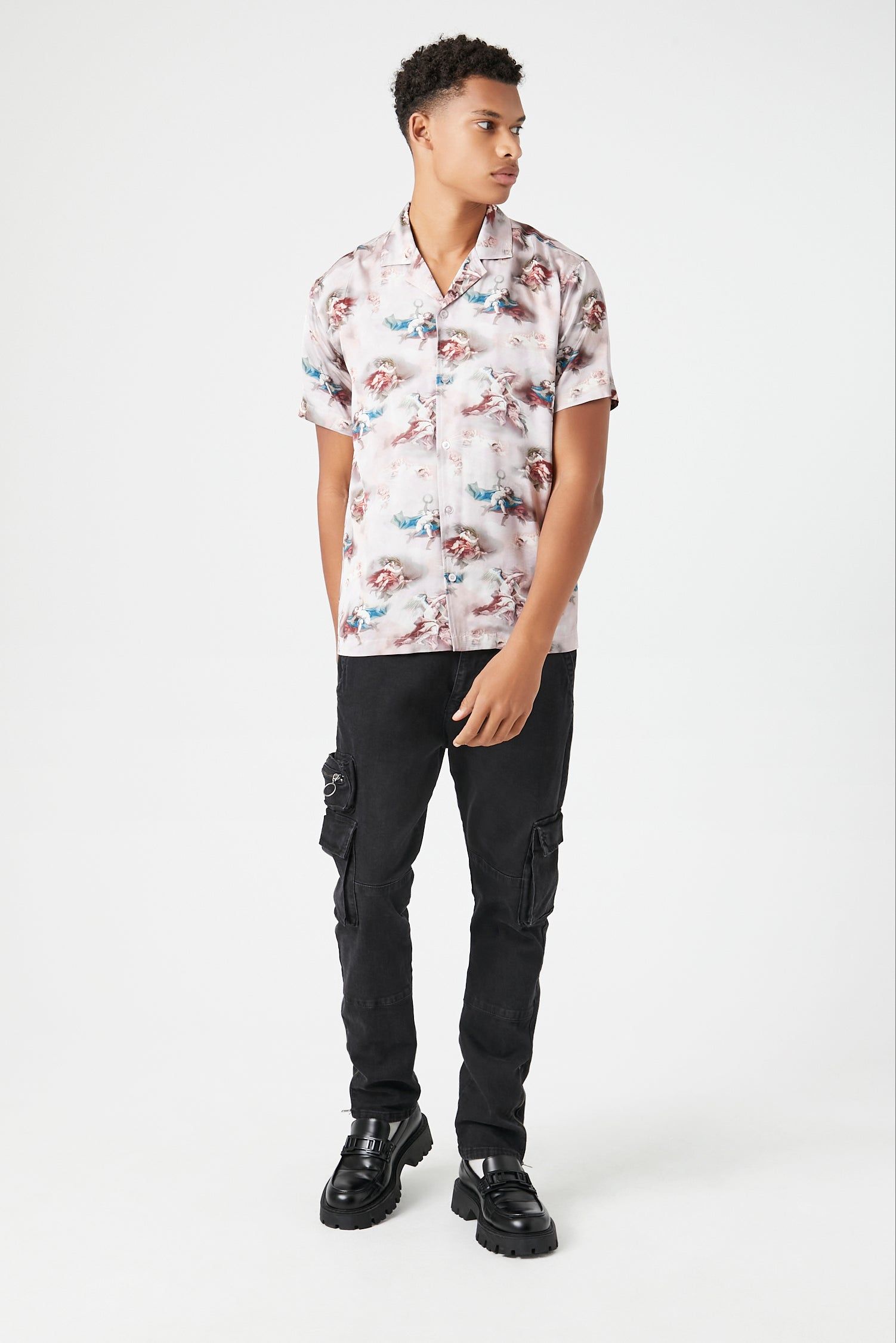 Haut en satin à imprimé d'ange sold by Urban Planet product image thumbnail 4