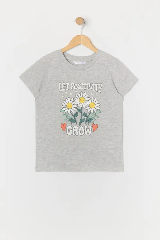 Girls Positivity Graphic T-Shirt sold by Urban Planet
