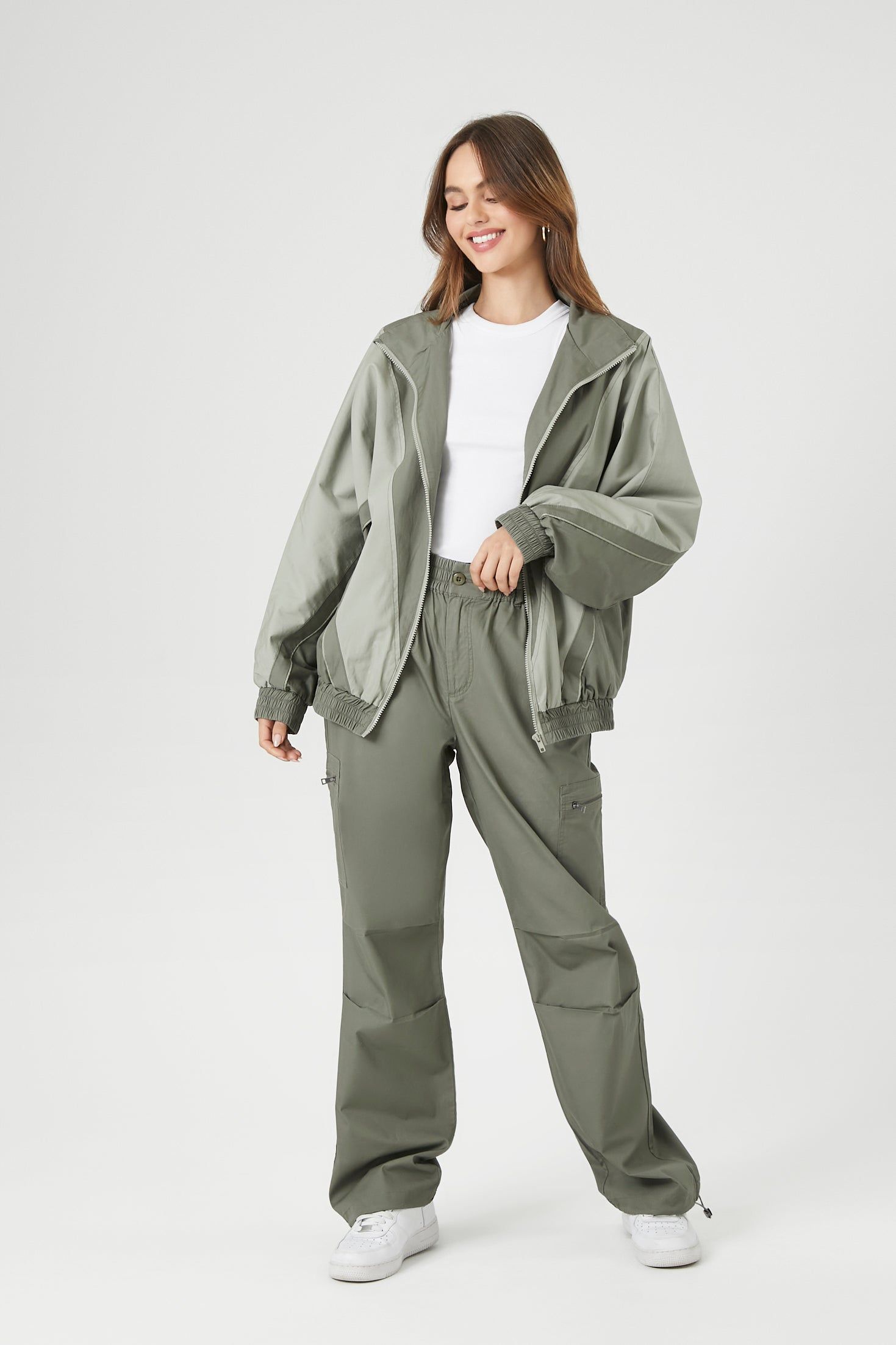 Jacket deux tons à glissière sold by Urban Planet product image thumbnail 4