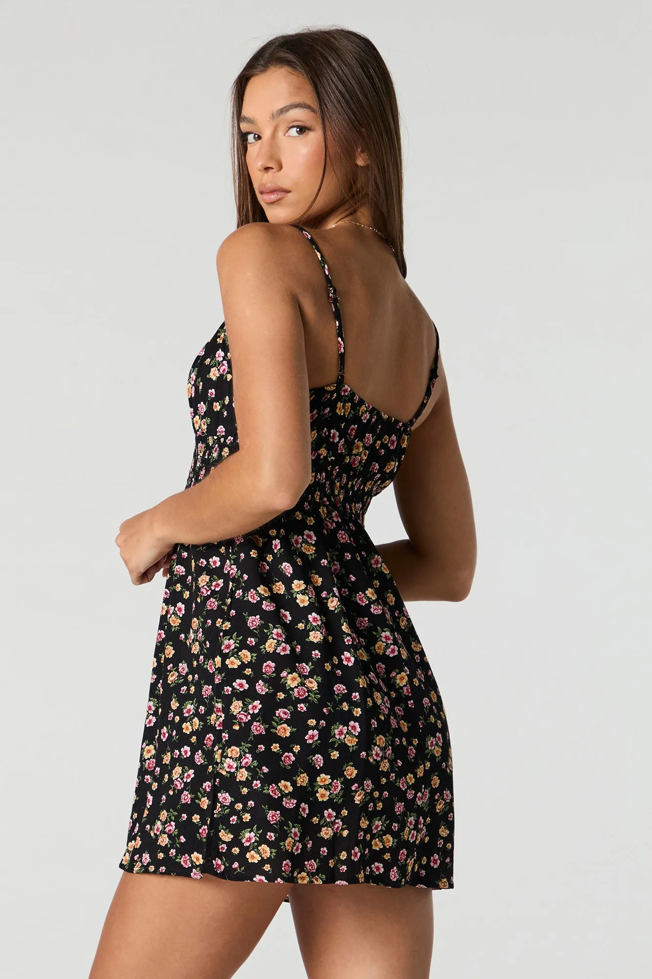 Minirobe-camisole de style laitière fleurie sold by Urban Planet product image thumbnail 2