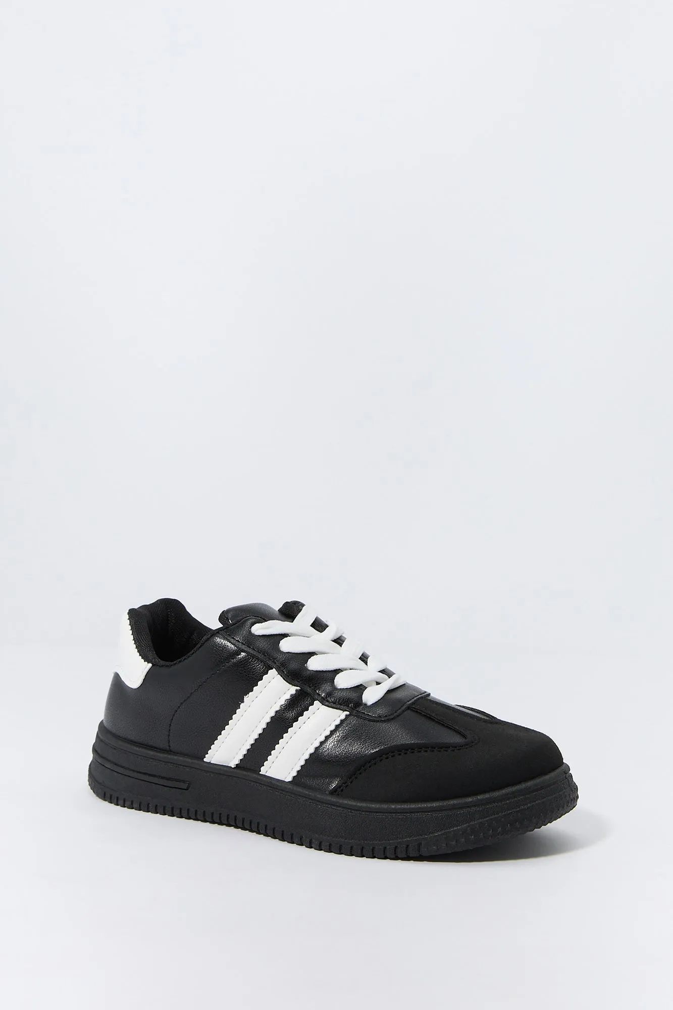 Girls Faux Leather Lace Up Sneaker sold by Urban Planet product image thumbnail 3