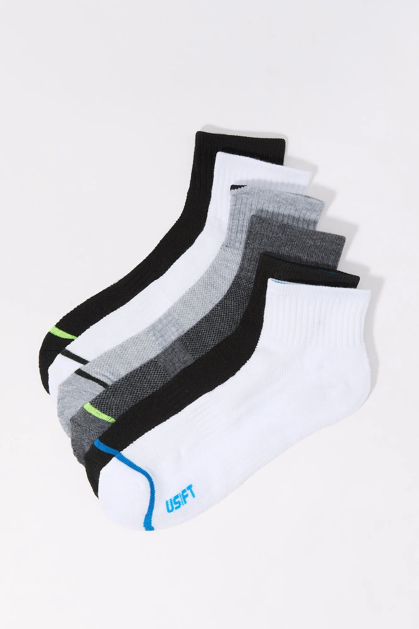 Assorted Athletic Ankle Socks (6 Pack) sold by Urban Planet