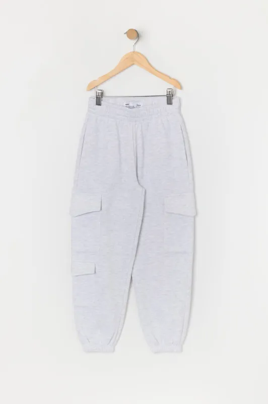 Jogger cargo avec poches multiples en molleton pour fille sold by Urban Planet