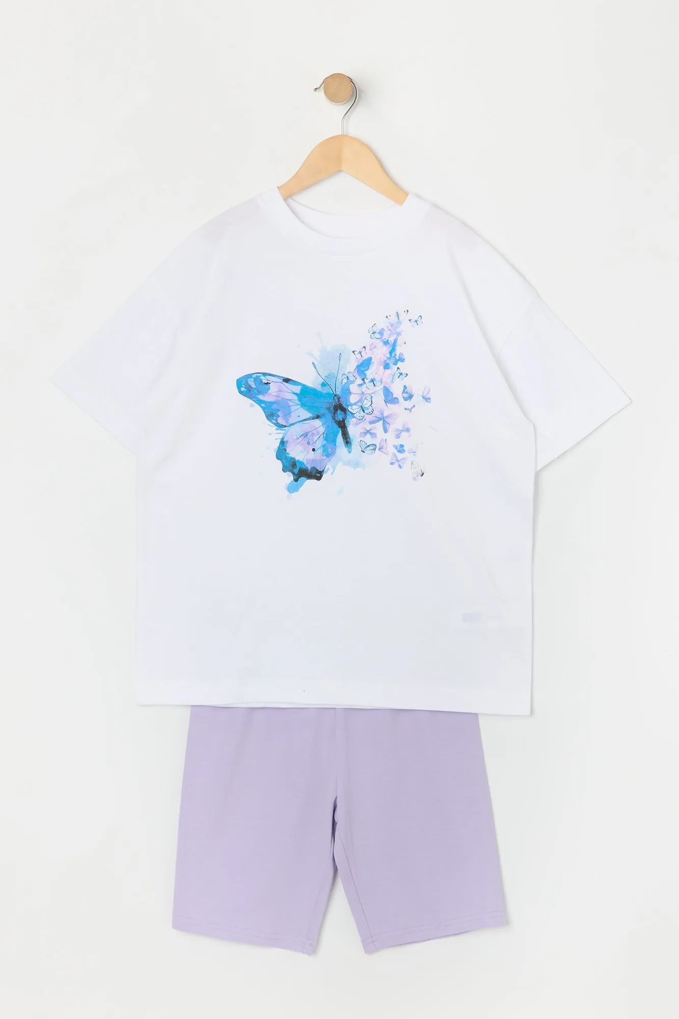 T-shirt à imprimé Papillon pour fille sold by Urban Planet