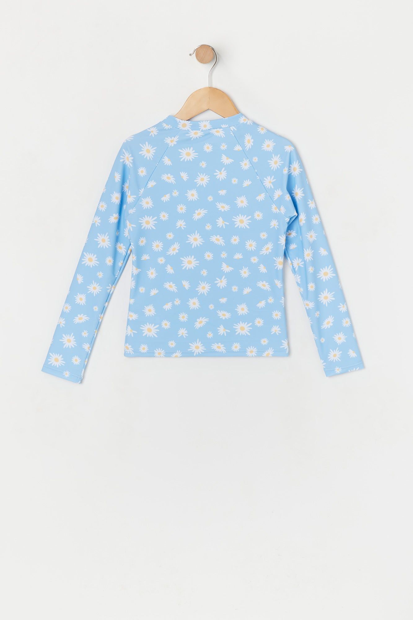 Girls Daisy Print Rashguard with built-in cups sold by Urban Planet product image thumbnail 2