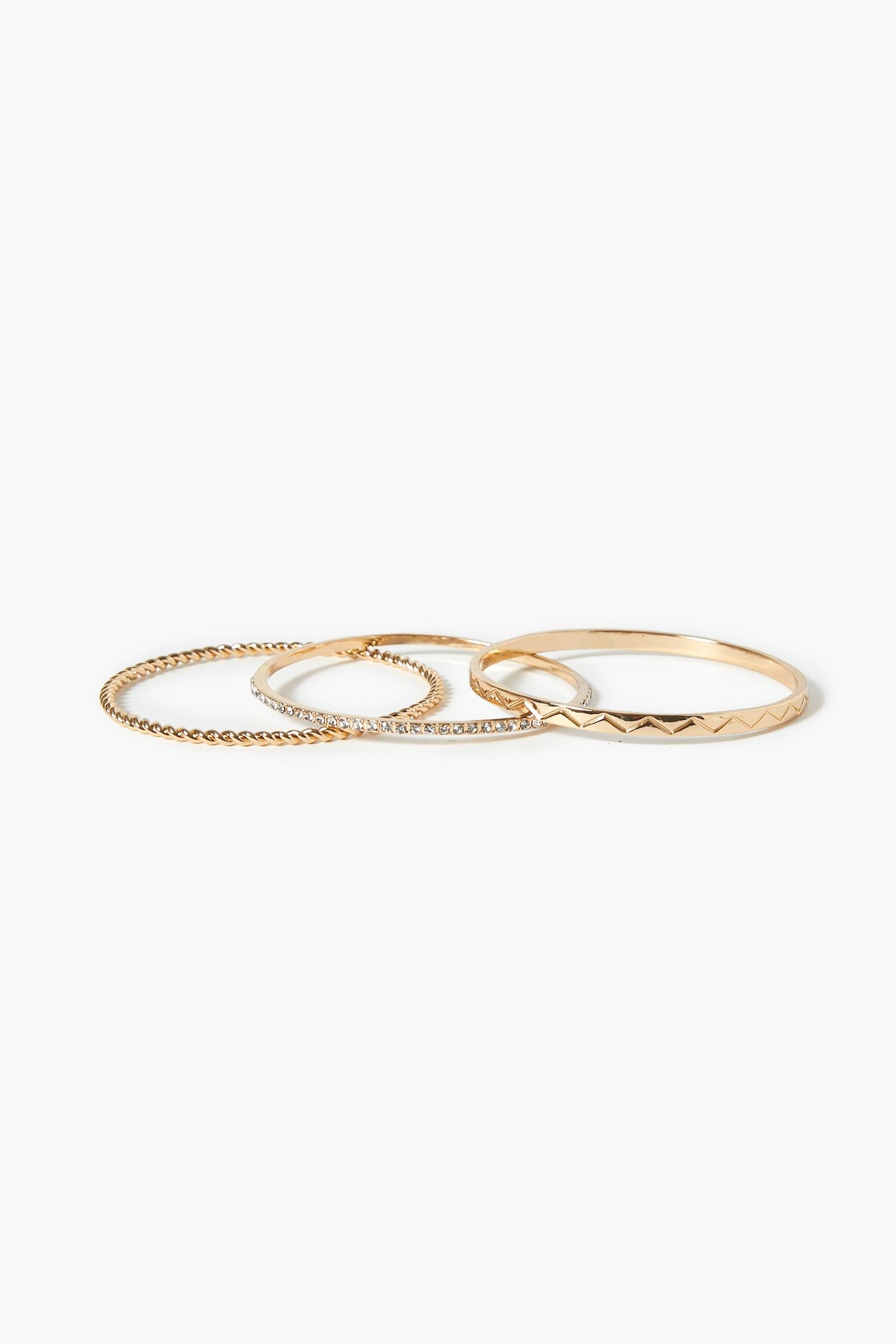 Ensemble de bracelets rigides avec pierres du Rhin sold by Urban Planet