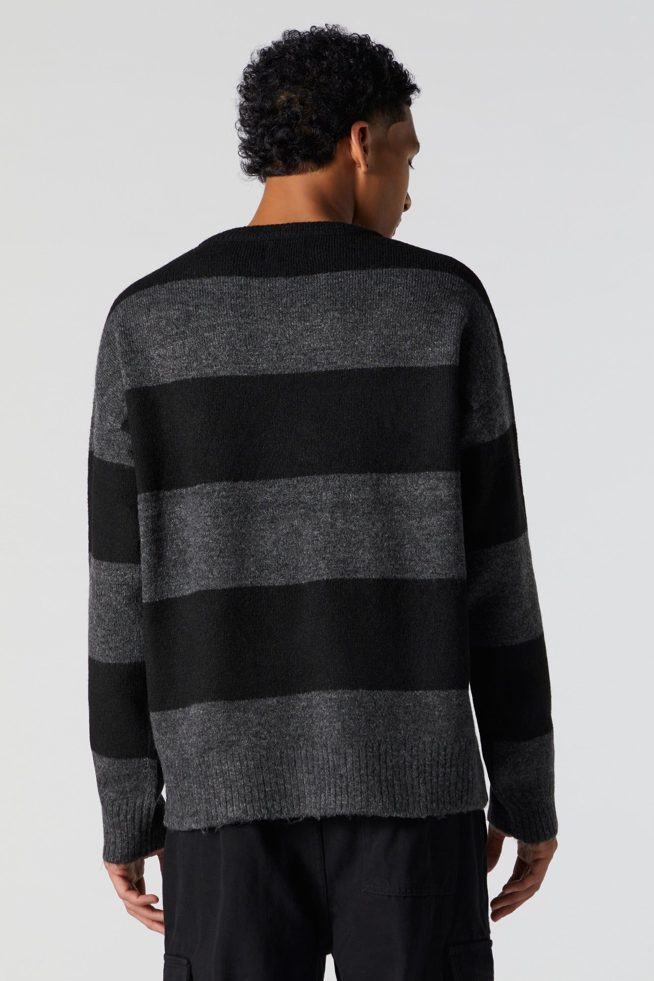 Striped Knit Crewneck Sweater sold by Urban Planet product image thumbnail 3