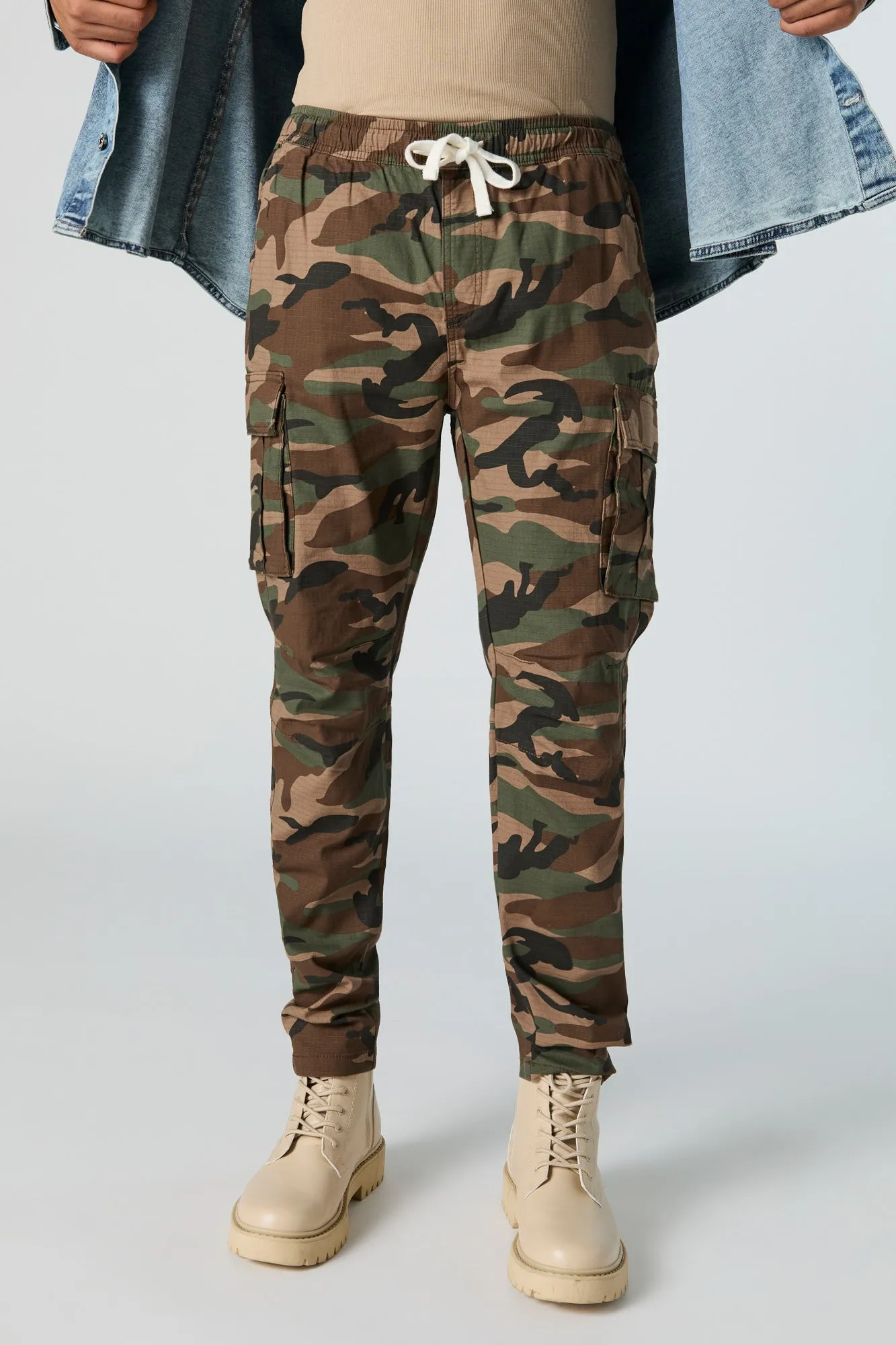 Camo Ripstop Cargo Pant sold by Urban Planet