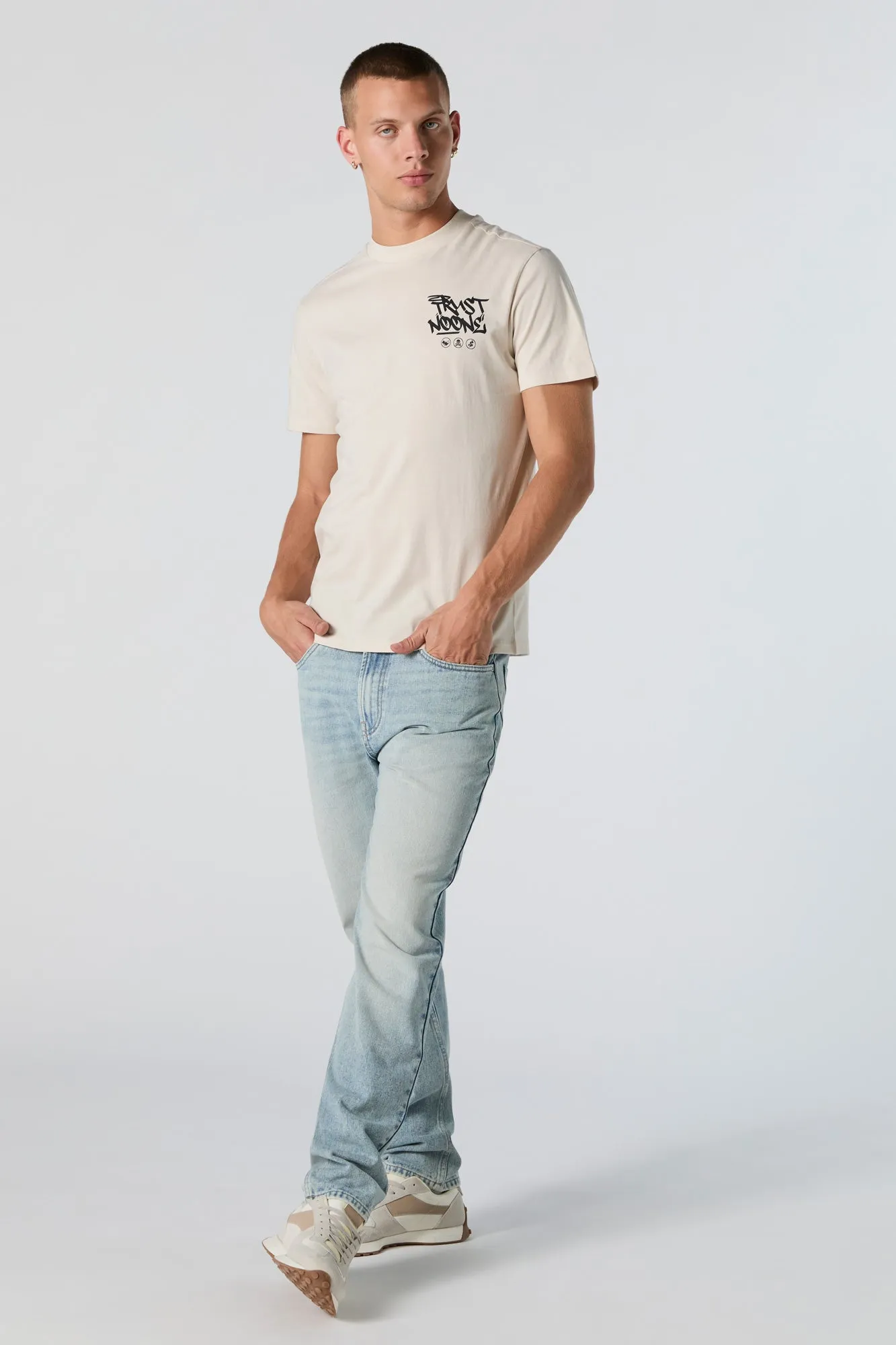 T-shirt à imprimé Trust No One sold by Urban Planet product image thumbnail 3