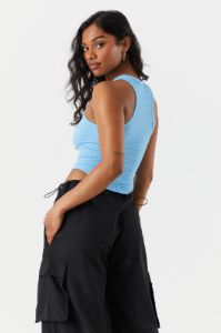 Seamless Ribbed Curved Hem Tank sold by Urban Planet
