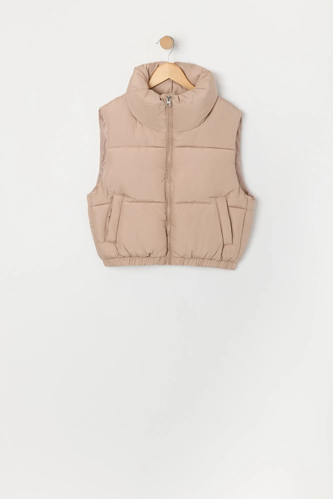 Girls Puffer Vest sold by Urban Planet product image thumbnail 3