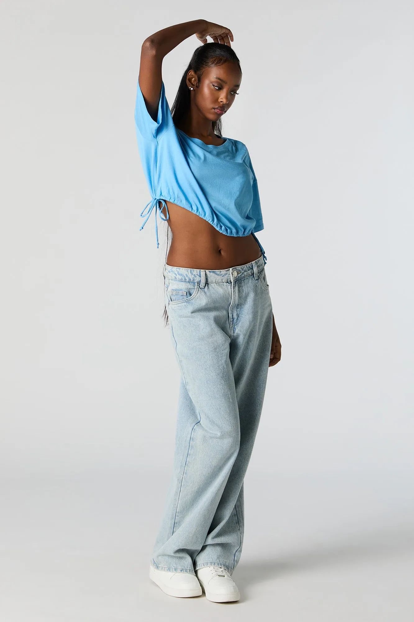 Haut surdimensionné court avec attaches latérales sold by Urban Planet product image thumbnail 3