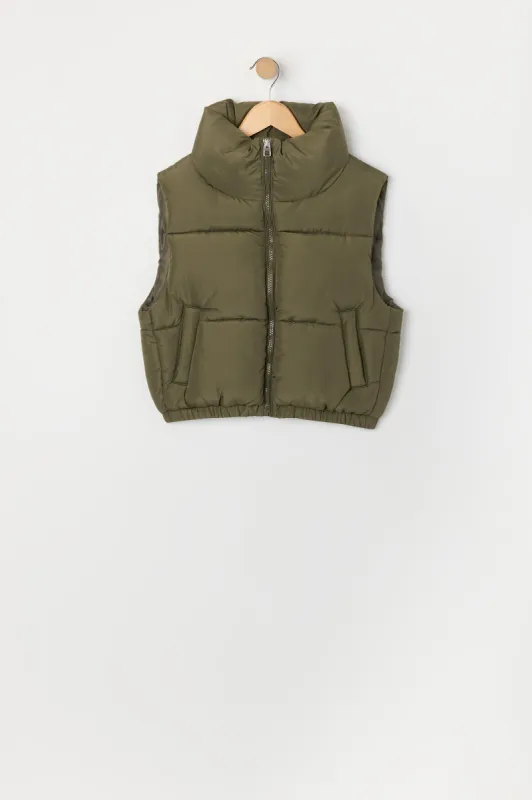 Girls Puffer Vest sold by Urban Planet