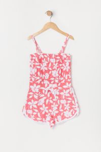 Combi-short fleuri avec ourlet arrondi pour fille sold by Urban Planet