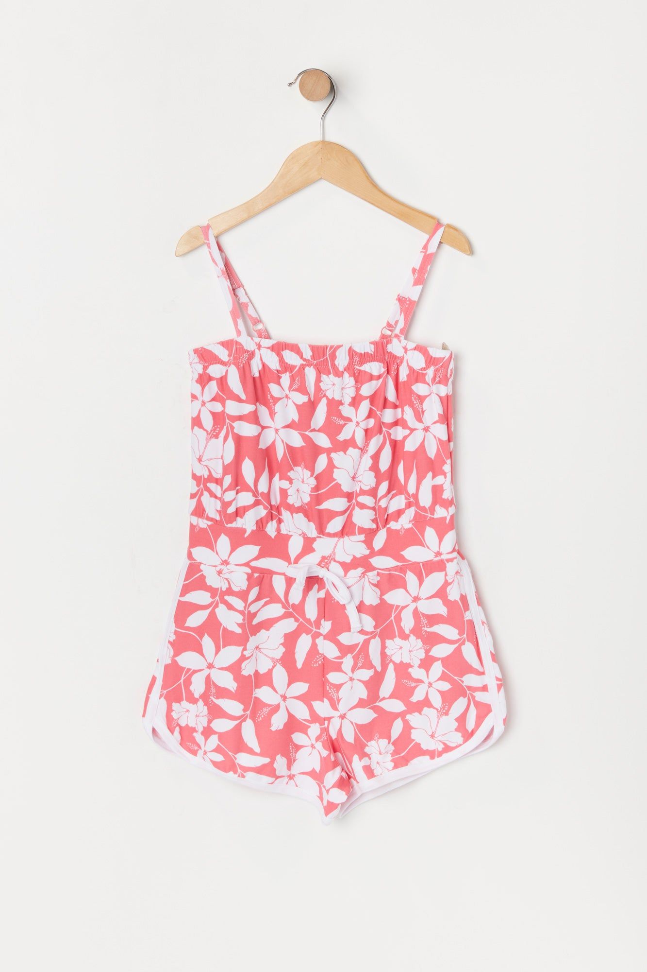Combi-short fleuri avec ourlet arrondi pour fille sold by Urban Planet product image thumbnail 3