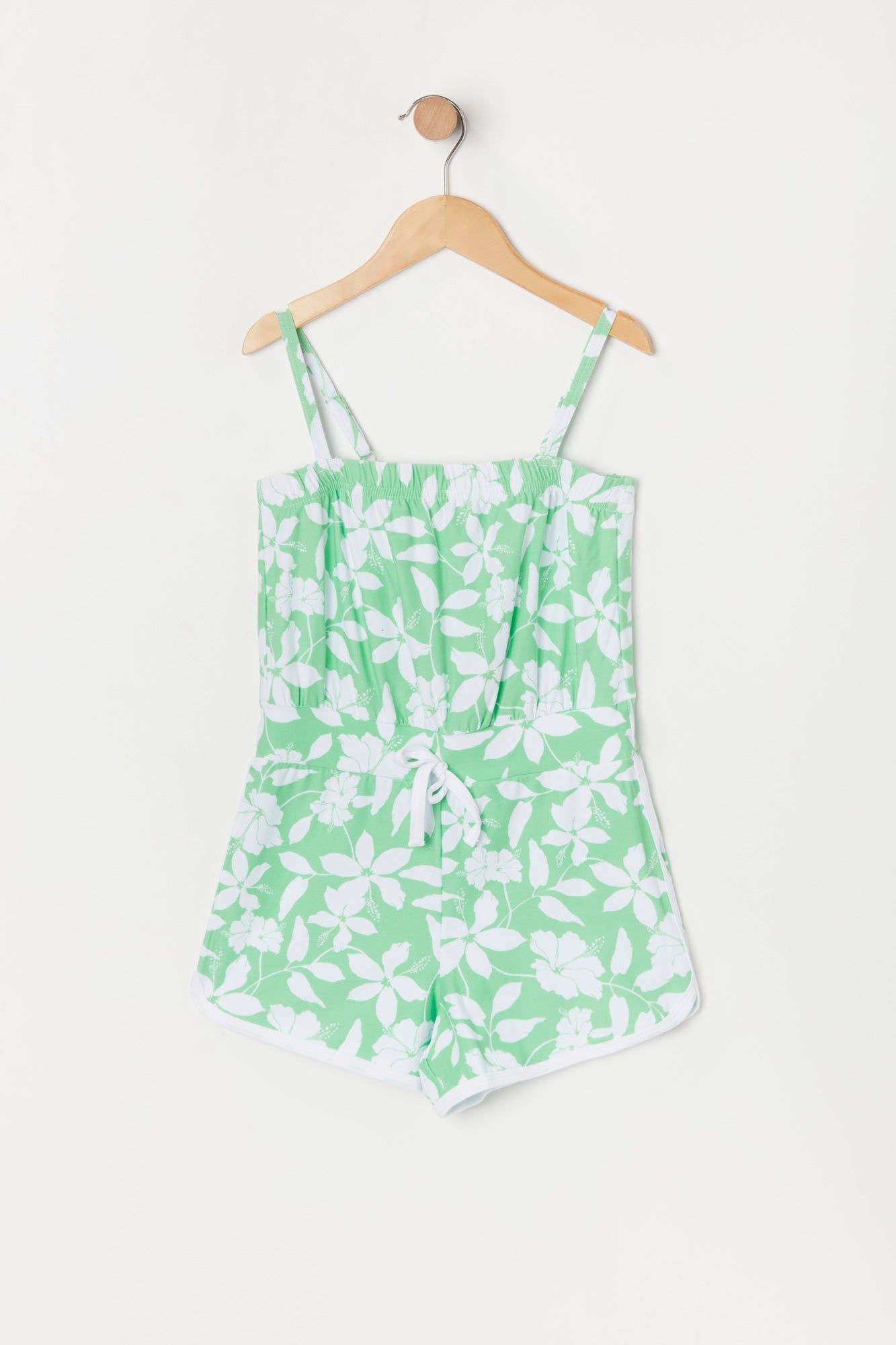 Combi-short fleuri avec ourlet arrondi pour fille sold by Urban Planet