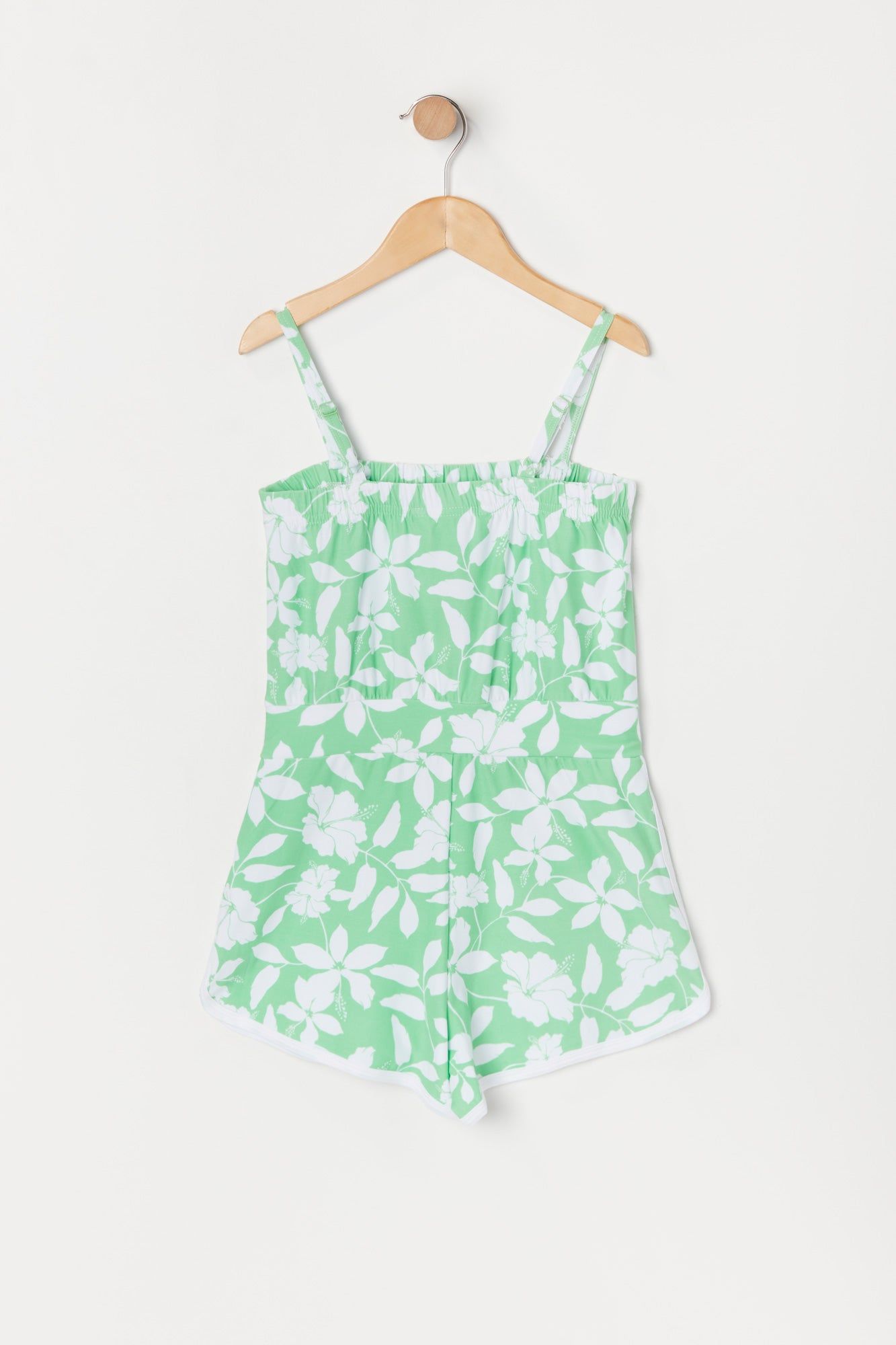 Combi-short fleuri avec ourlet arrondi pour fille sold by Urban Planet product image thumbnail 2