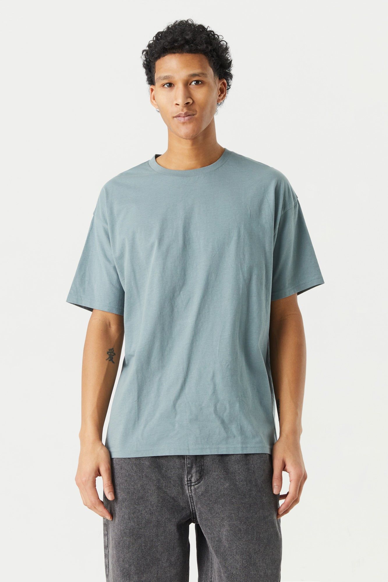 T-shirt ras du cou basique décontracté sold by Urban Planet product image thumbnail 4
