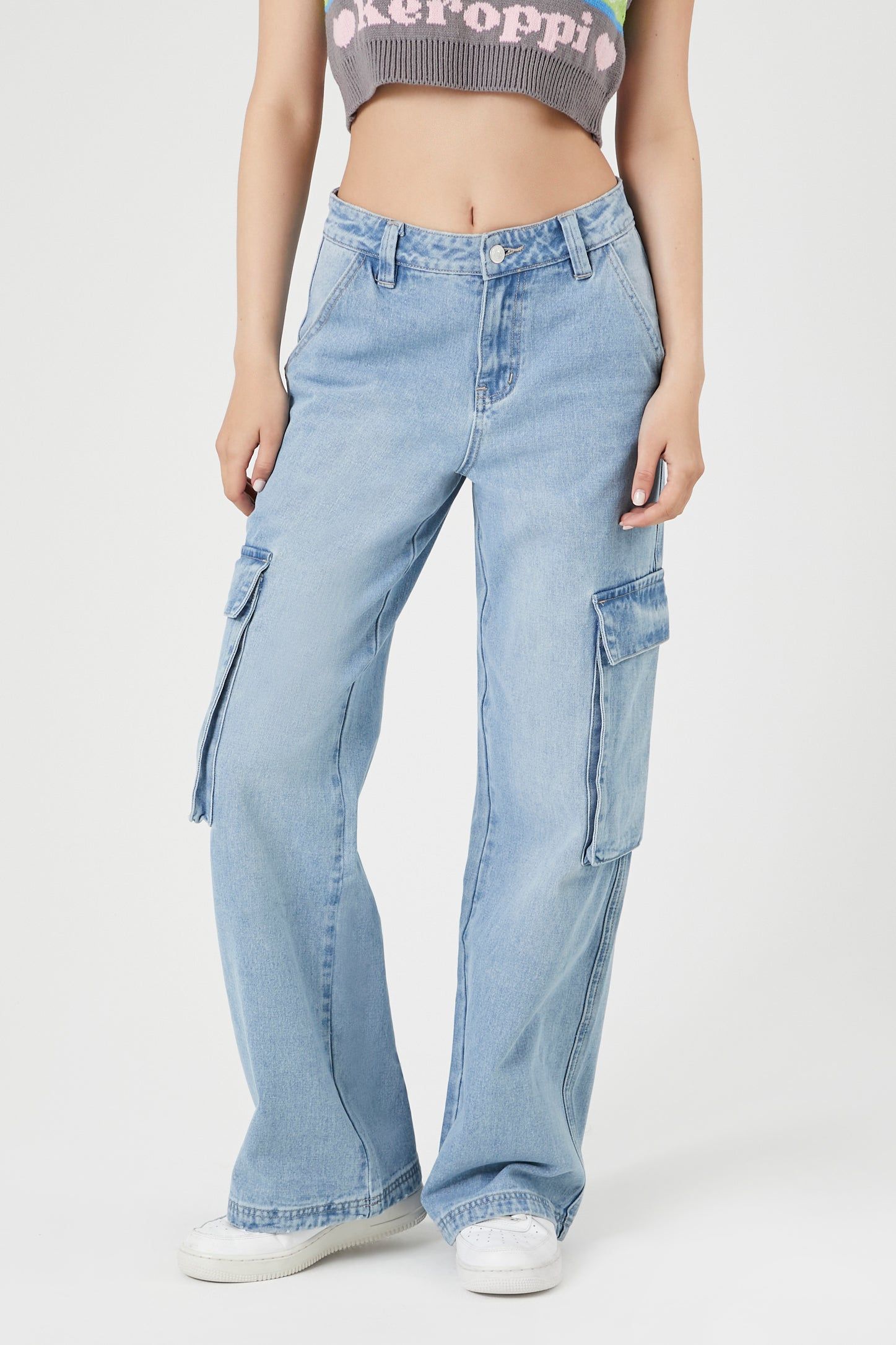 Jean cargo à jambe large sold by Urban Planet product image thumbnail 2