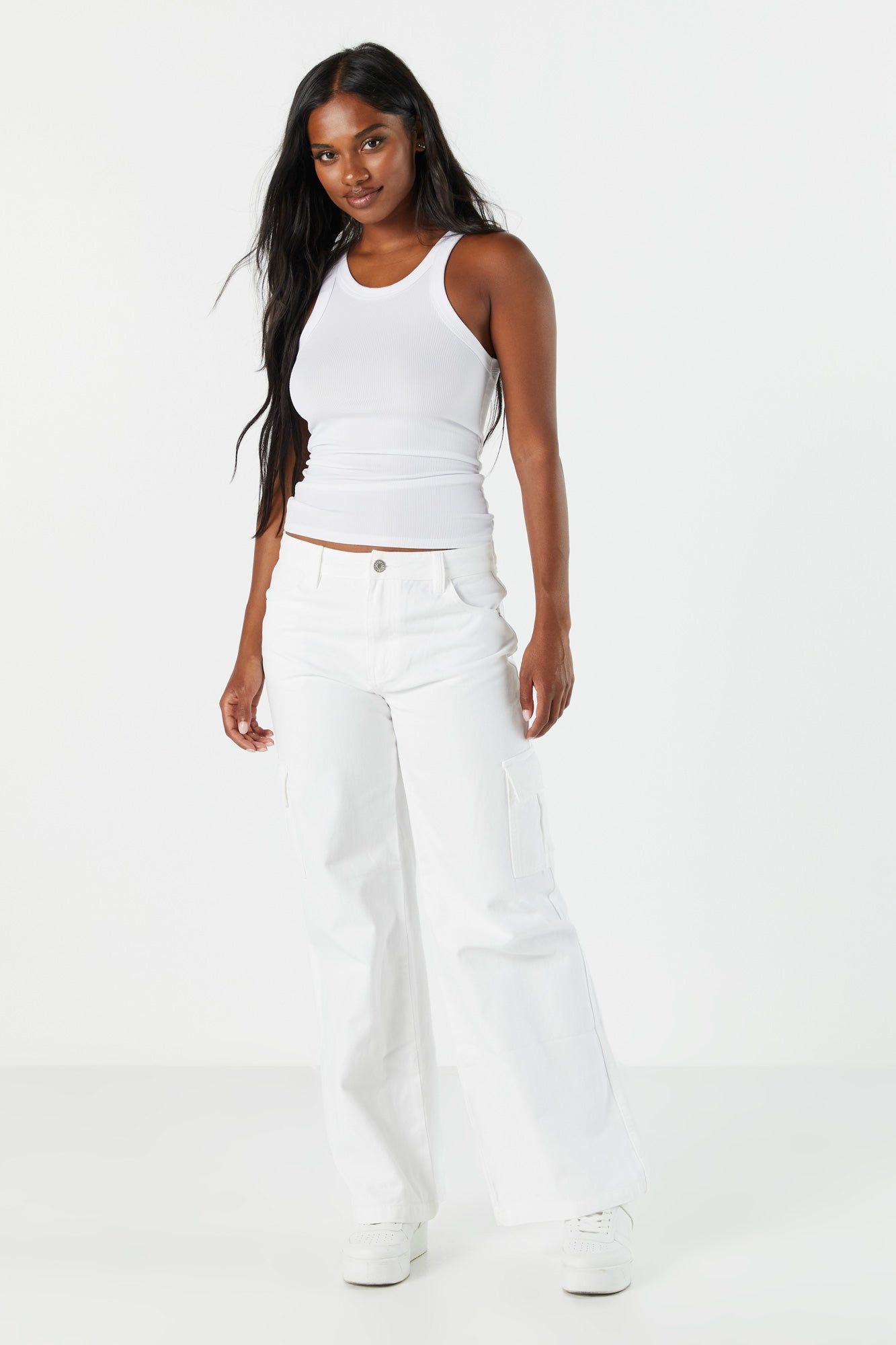Bull Denim Wide Leg Cargo Jean sold by Urban Planet product image thumbnail 4
