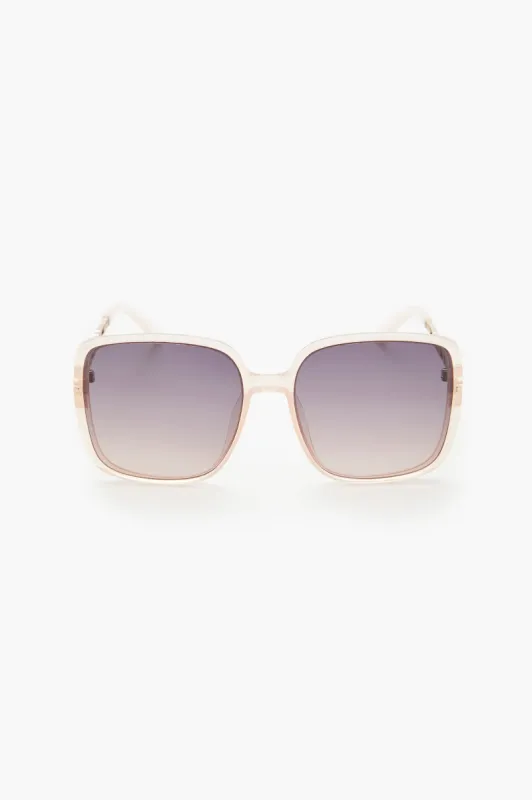 Lunettes de soleil teintées avec chaîne sold by Urban Planet