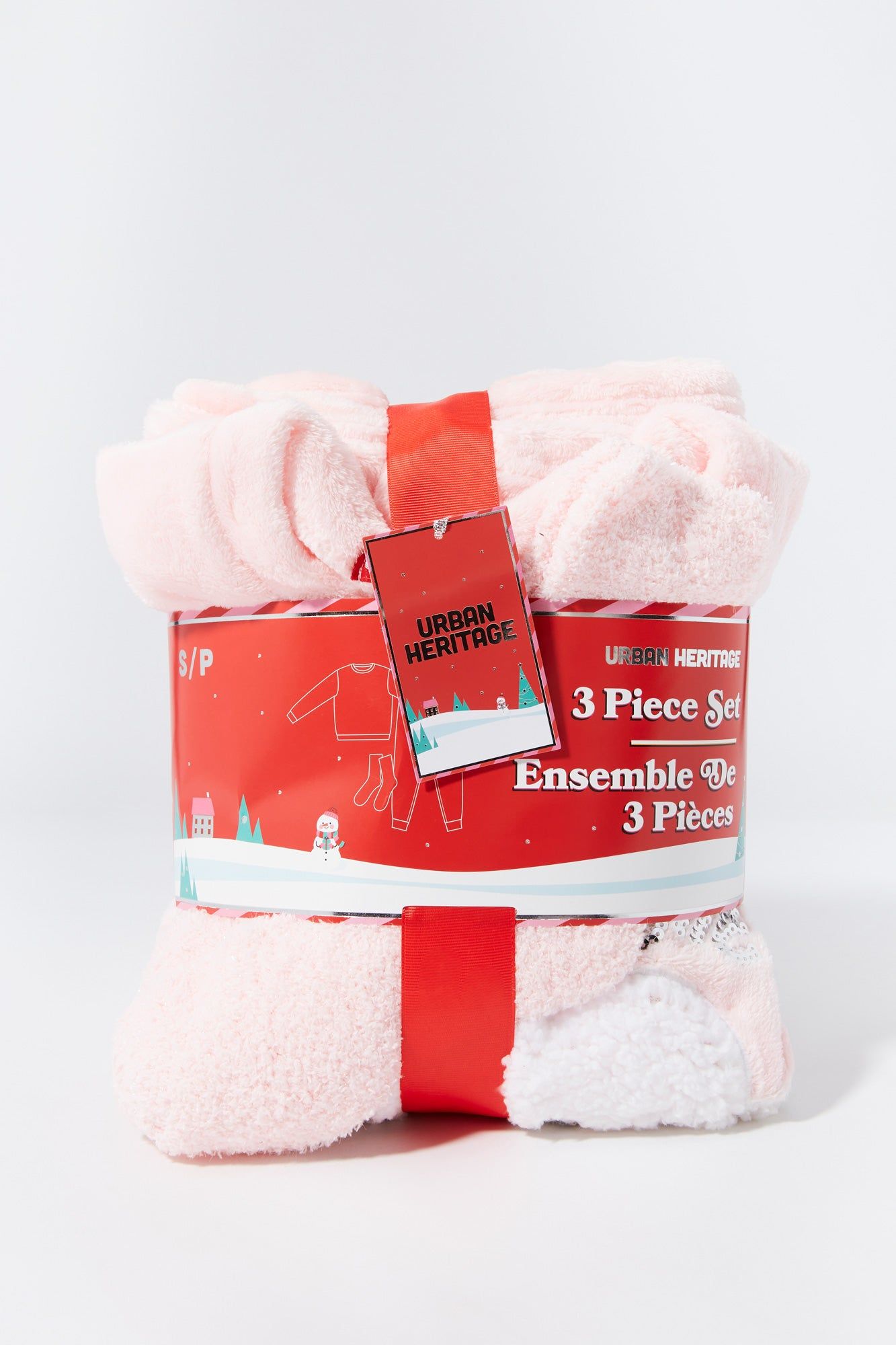 Plush Cloud 3 Piece Pajama Set sold by Urban Planet product image thumbnail 2