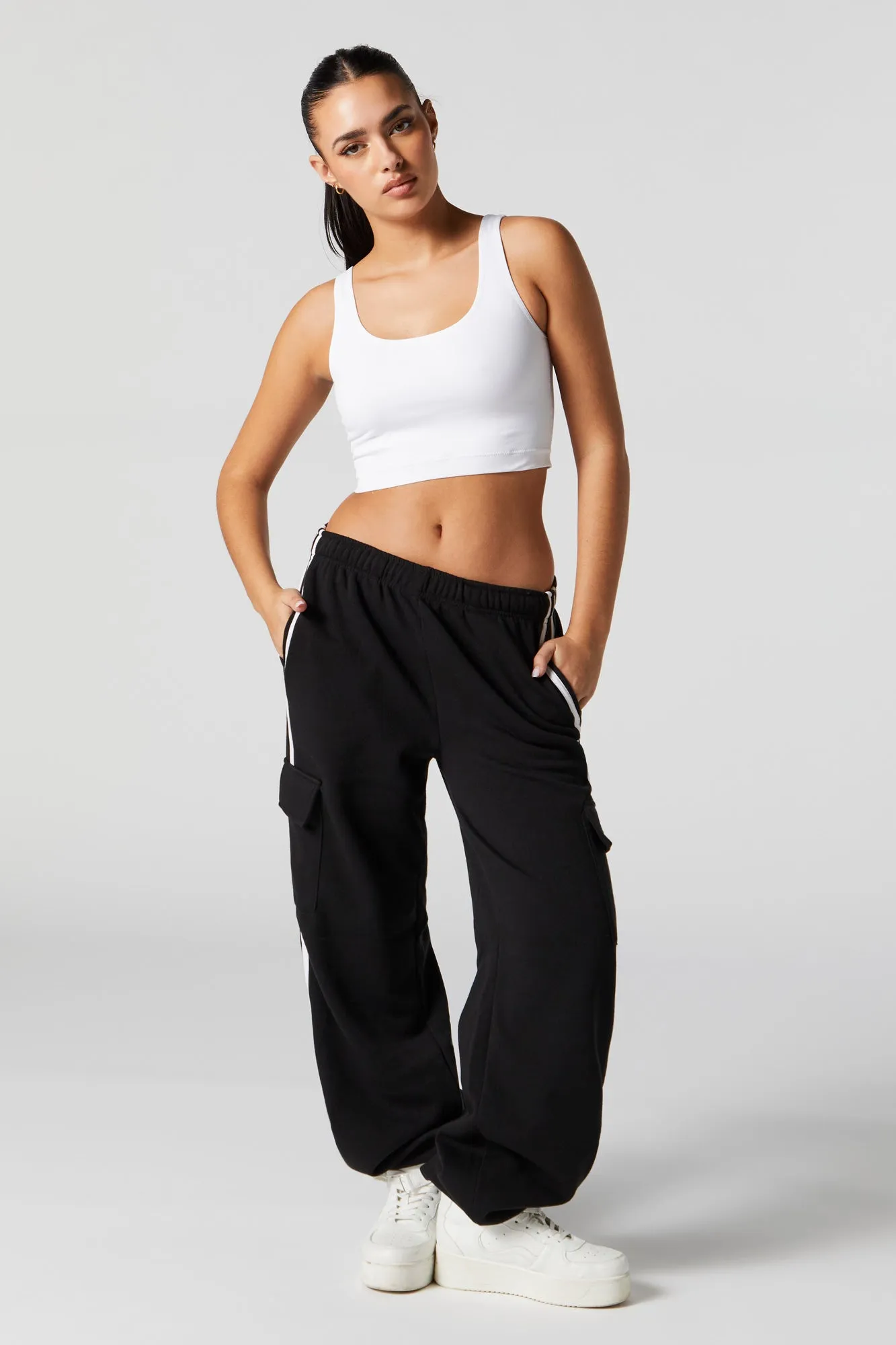 Seamless Double Layered Tank sold by Urban Planet product image thumbnail 3