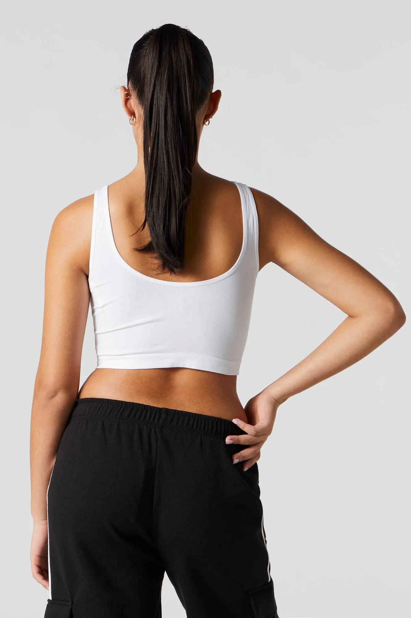 Seamless Double Layered Tank sold by Urban Planet product image thumbnail 2