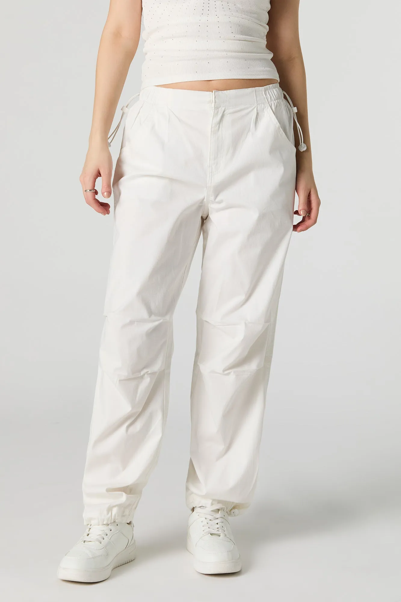 Pantalon parachute avec barillet à la taille sold by Urban Planet product image thumbnail 2