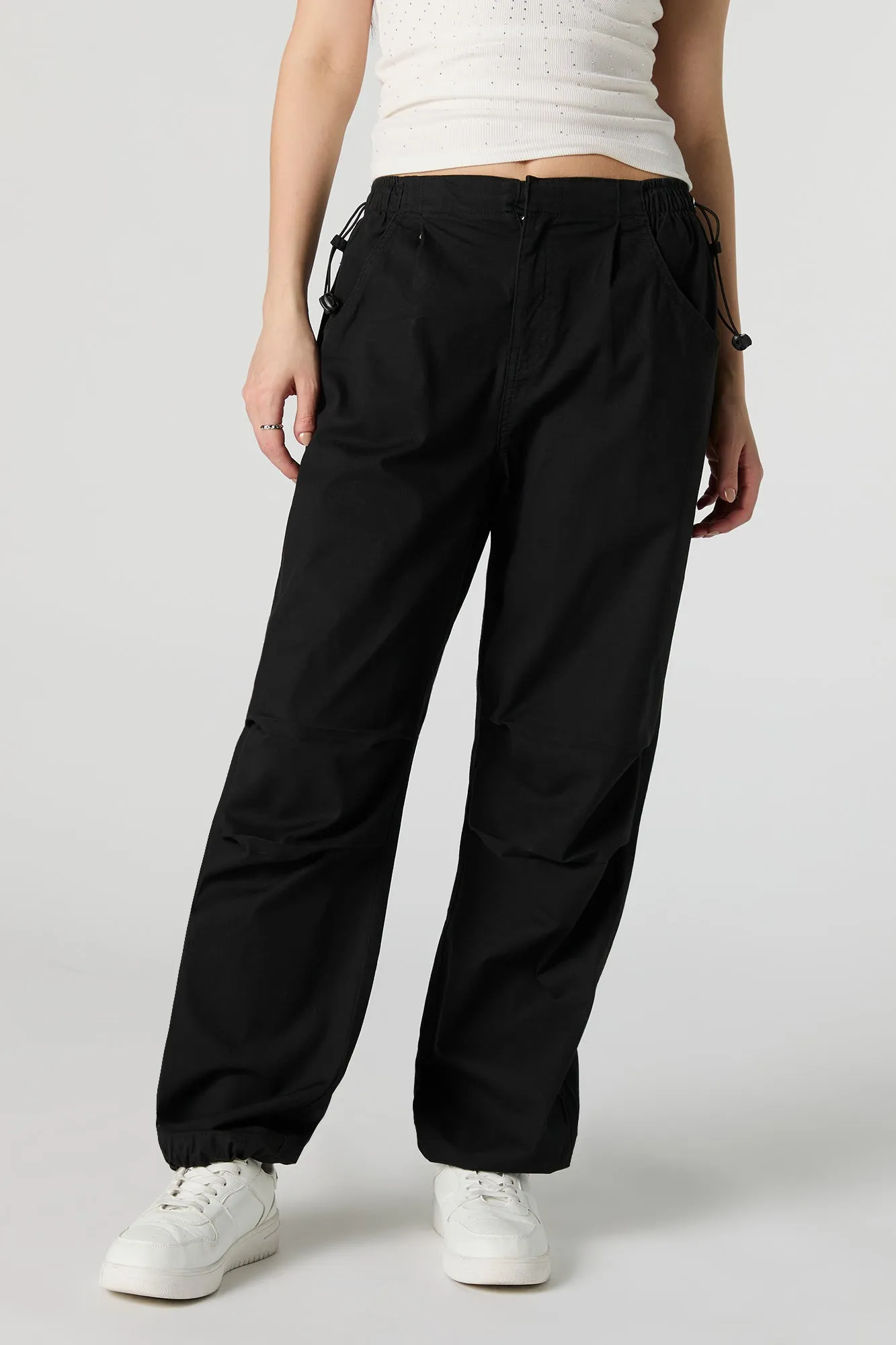 Pantalon parachute avec barillet à la taille sold by Urban Planet product image thumbnail 5