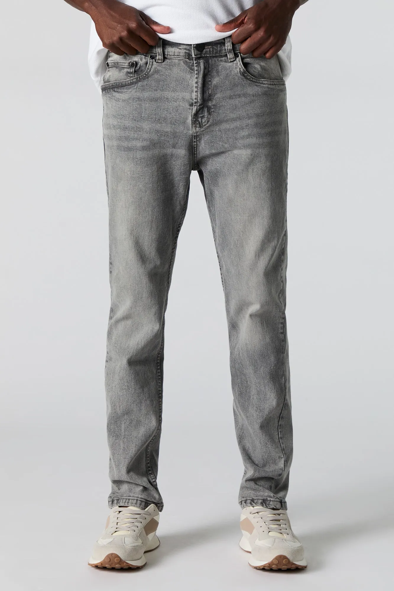 Grey Wash Skinny Jean sold by Urban Planet