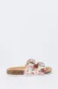 Girls Rose Print Buckled Cork Sandal sold by Urban Planet