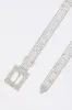 Rhinestone Square Buckle Belt sold by Urban Planet