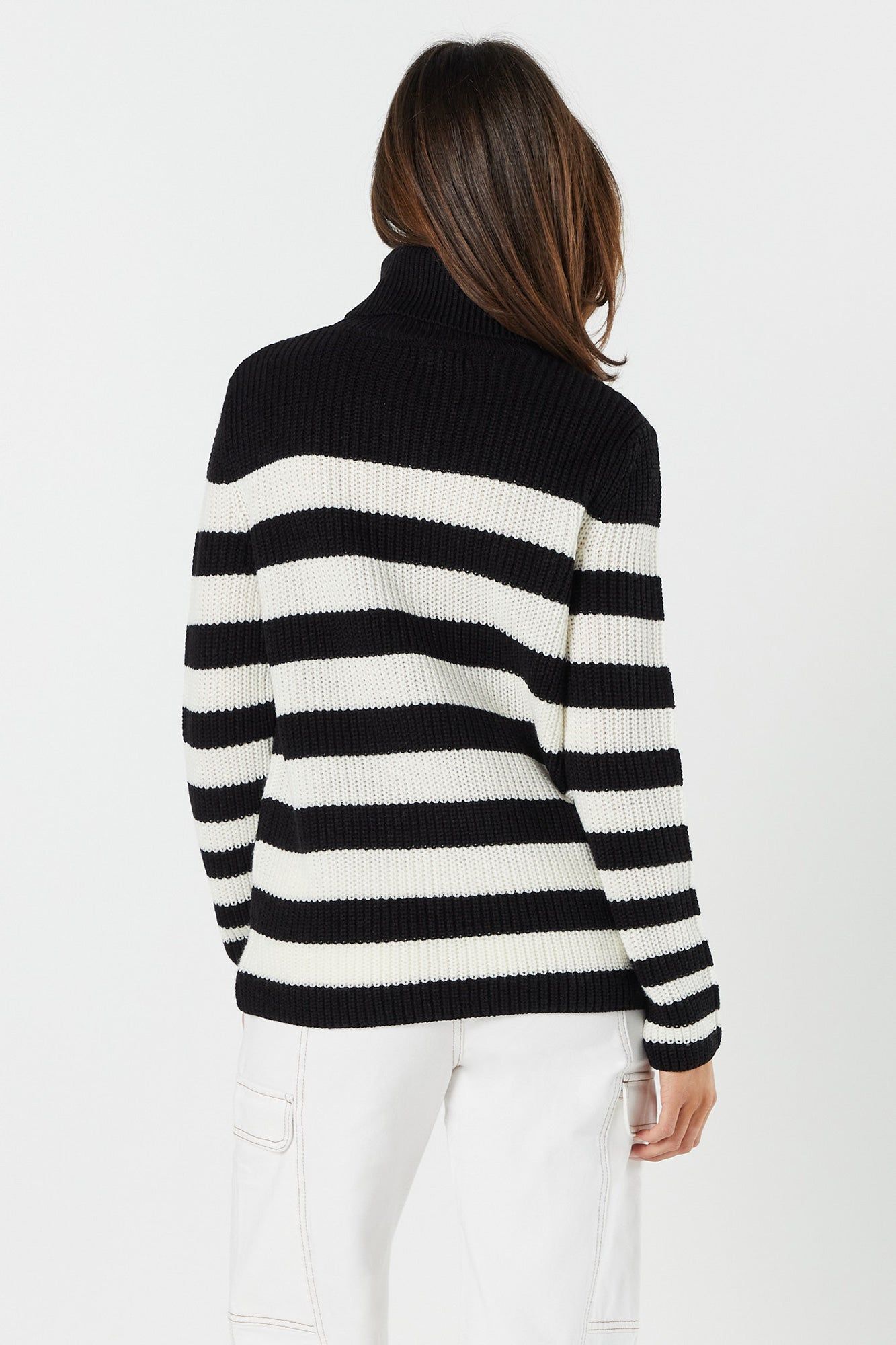 Striped Knit Turtleneck sold by Urban Planet product image thumbnail 2