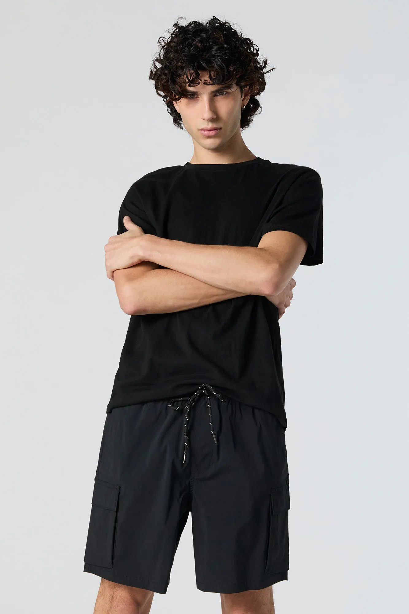 Nylon Drawstring Cargo Short sold by Urban Planet product image thumbnail 4