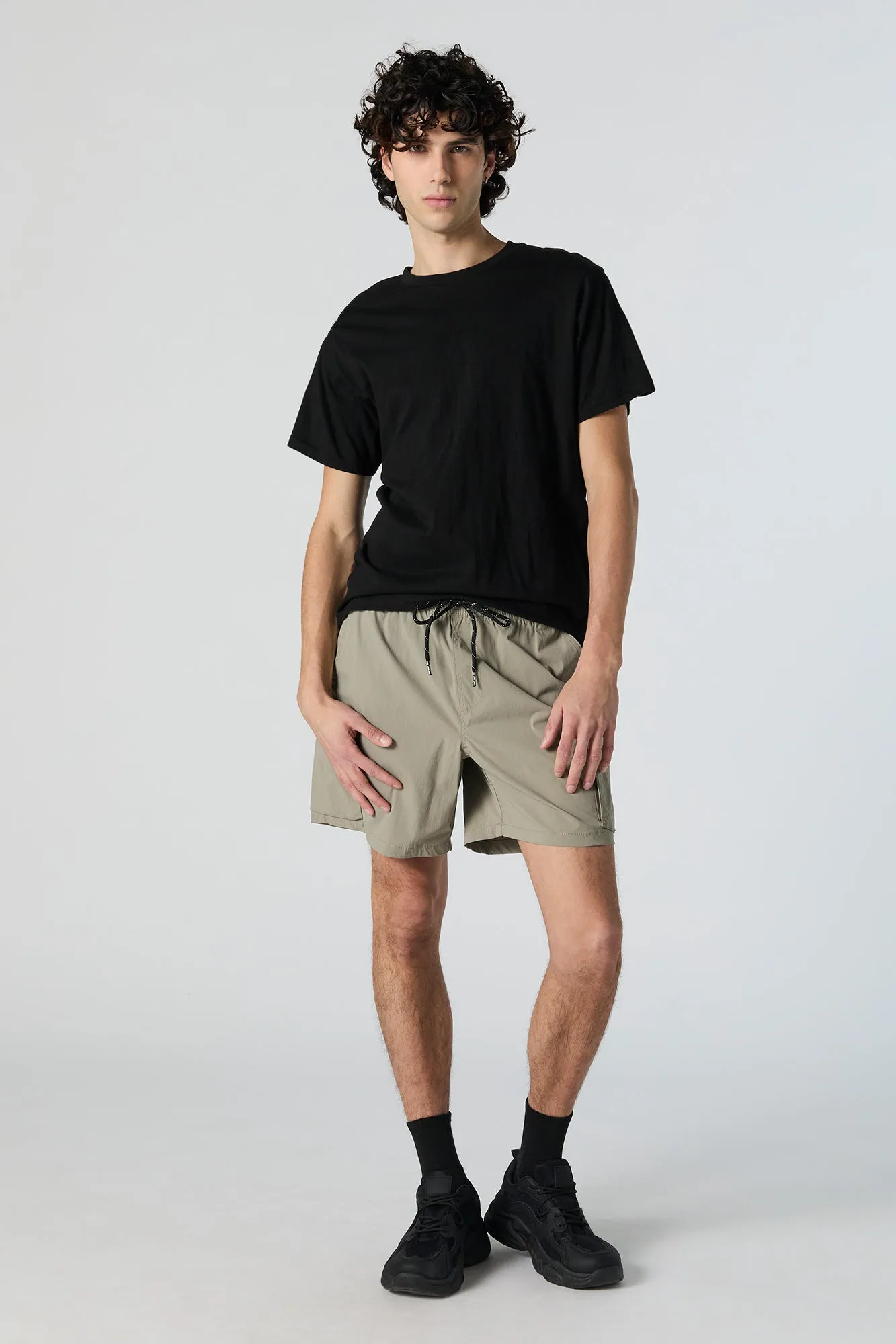 Nylon Drawstring Cargo Short sold by Urban Planet product image thumbnail 2