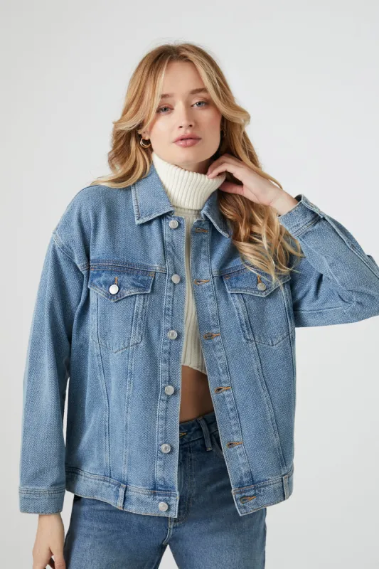 Denim Trucker Jacket sold by Urban Planet