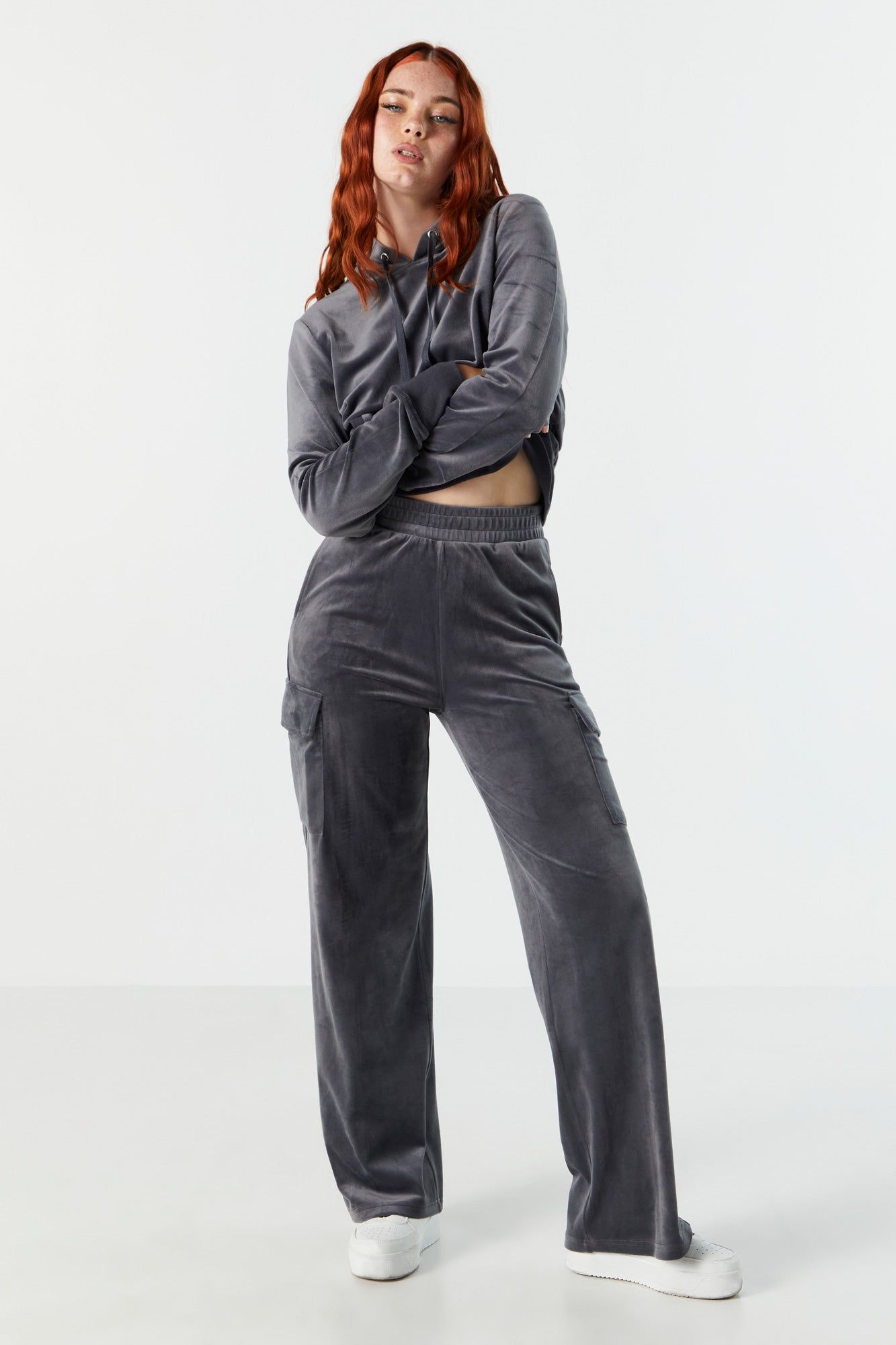 Velour Cargo Pant sold by Urban Planet