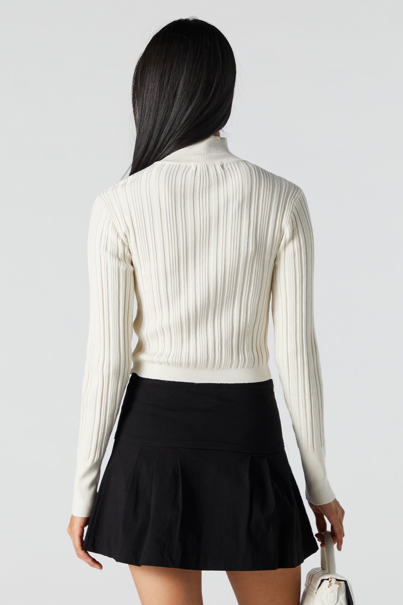 Ribbed Knit Turtleneck Sweater sold by Urban Planet product image thumbnail 2